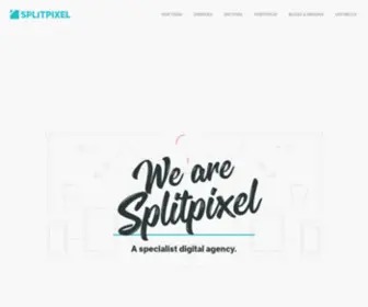 Splitpixel.co.uk(Dynamic web design company based in Huddersfield) Screenshot