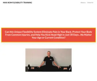 Splitsin90Days.com(Max Rom Flexibility Training) Screenshot