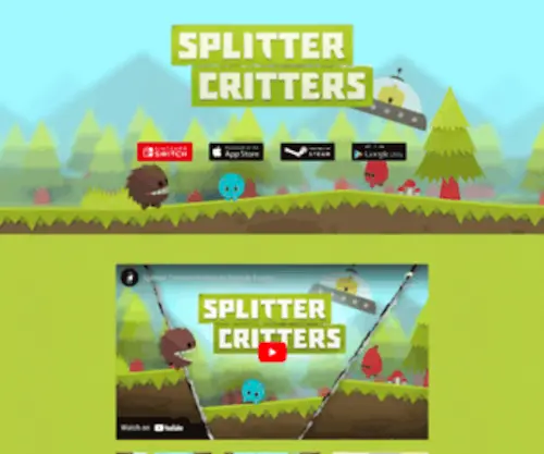 Splittercritters.com(Splitter Critters) Screenshot