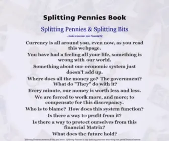 Splittingpennies.com(Forex book Splitting Pennies) Screenshot