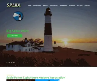 SPlka.org(Explore our organization and our lighthouses on the east coast of Lake Michigan) Screenshot