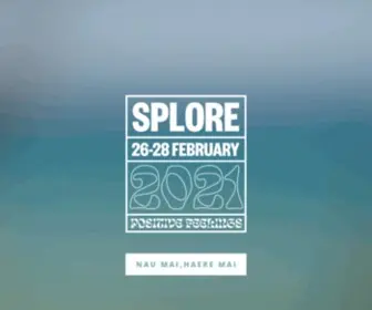 Splore.net(Splore Festival) Screenshot