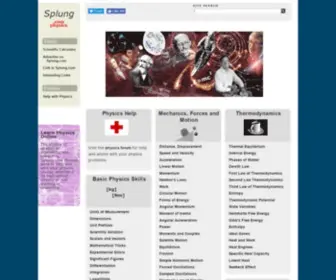 Splung.com(Physics Help) Screenshot