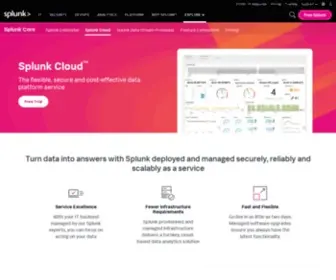 Splunkcloud.com(Splunk Acquisitions) Screenshot