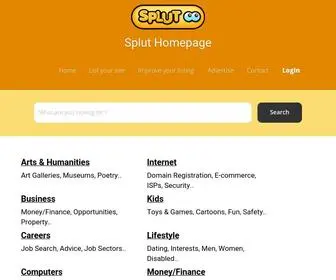 Splut.com(Home UK) Screenshot