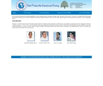 Spmes.org(Seth Pokhar Mal Educational Society) Screenshot