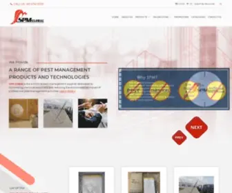 SPMGlobal.co(Sustainable Pest Management SPM Global and Bird Barrier Asia) Screenshot