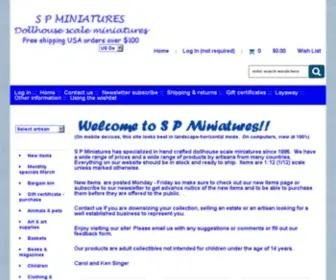Spminiatures.com(S P Miniatures) Screenshot