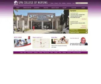 SPncon.com(SPN College of Nursing Mukerian Distt Hoshiarpur) Screenshot