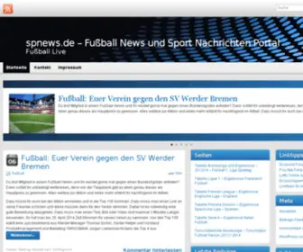 Spnews.de(Fußball) Screenshot