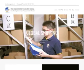 SPNslogistics.com(SPNS Logistics Order Fulfillment in China) Screenshot