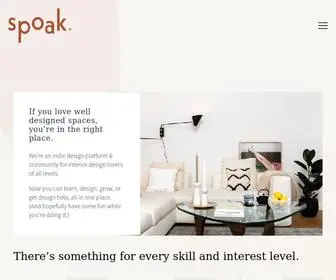 Spoak.com(Online Interior Design Software for All Levels) Screenshot