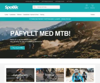 Spobik.se(Cyklar, sportklockor, skor och mycket mer) Screenshot