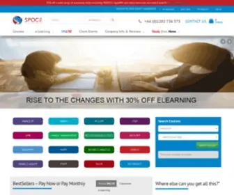 Spoce.com(PRINCE2 Project Management Training Courses London) Screenshot