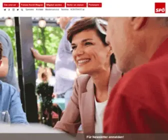 Spoe.at(Die Sozialdemokratische Partei Österreichs kämpft seit 130 Jahren für ein besseres Leben der Menschen) Screenshot