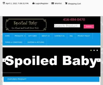 Spoiledbaby.info(Spoiled Baby) Screenshot