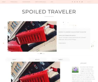 Spoiledtraveler.com(Spoiledtraveler) Screenshot