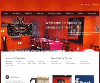 Spokanebangkokthai.com(Just another WordPress site) Screenshot