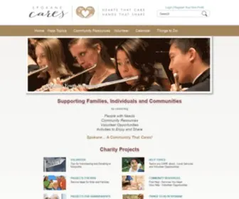 Spokanecares.org(Community Resource Directory) Screenshot
