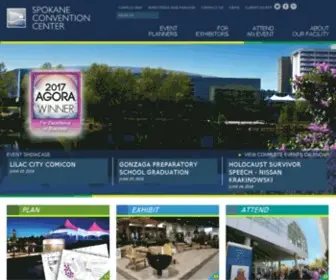 Spokanecenter.com(Spokane Convention Center) Screenshot