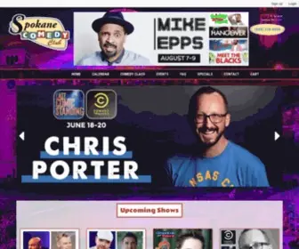Spokanecomedyclub.com(Spokane Comedy Club) Screenshot