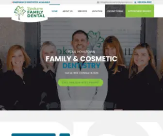 Spokanefamilydental.com(Spokane Family Dental) Screenshot