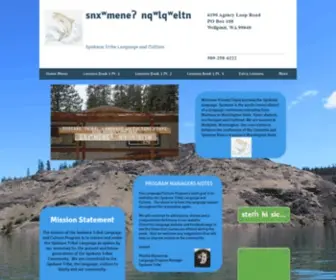 Spokanelanguageculture.com(Mysite) Screenshot