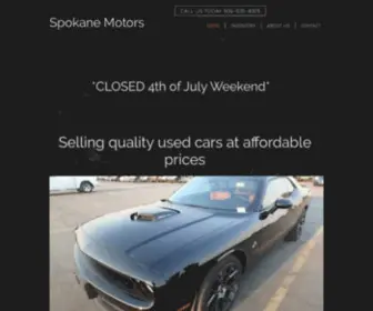 Spokanemotors.com(Mysite) Screenshot