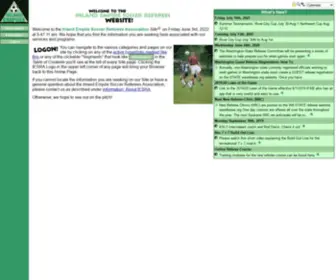 Spokaneref.org(Inland Empire Soccer Referees Association) Screenshot