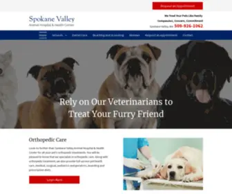 Spokanevalleyvet.com(Spokane Valley Animal Hospital & Health Center) Screenshot