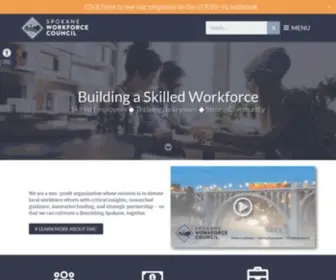 Spokaneworkforce.org(Skilled Employees) Screenshot