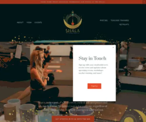 Spokaneyogashala.com(Shala Living Yoga) Screenshot