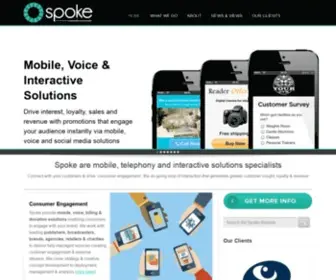 Spoke-Interactive.com(Mobile and Interactive Solutions Specialists) Screenshot