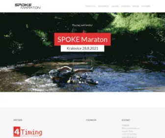 Spokemaraton.cz(SPOKE Maraton) Screenshot