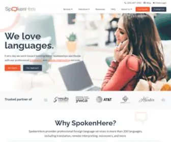 Spoken-Here.com(SpokenHere) Screenshot