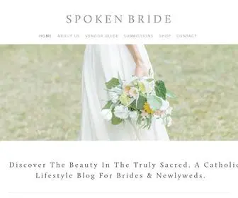 Spokenbride.com(SPOKEN BRIDE) Screenshot