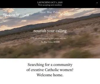 Spokenwomen.com(Spoken Women) Screenshot