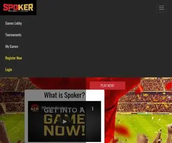 Spoker.com(Video starter kit demo) Screenshot