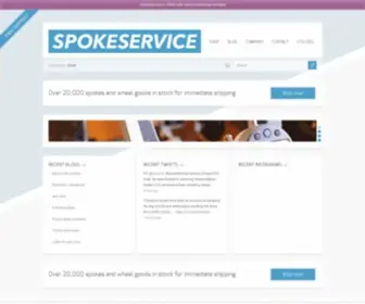 Spokeservice.ca(Canada's Bicycle Spoke Supplier) Screenshot