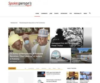 Spokespersonsdigest.com(The Spokesperson&#039;s Digest) Screenshot