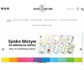 Spoko-Motyw.pl(Najpiękniejsze zestawy dekoracji na przyjęcia czyli gotowy przepis na tematyczną imprezę) Screenshot