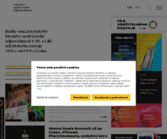 Spolecenskaodpovednost.cz(Asociace společenské odpovědnosti (A) Screenshot