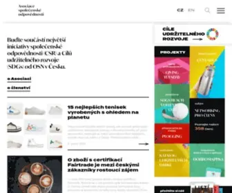 Spolecenskaodpovednostfirem.cz(Asociace společenské odpovědnosti (A) Screenshot