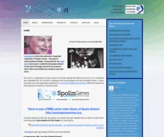 Spolin.com(Viola Spolin) Screenshot