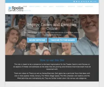 Spolingamesonline.org(Spolin Games Online) Screenshot