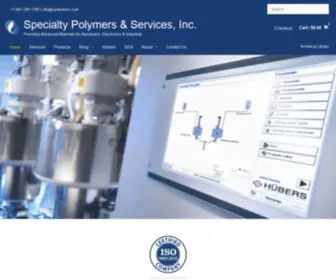 Spolymers.com(Providing Advanced Materials for Aerospace) Screenshot