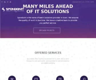 Spondonit.com(Software for daily life) Screenshot
