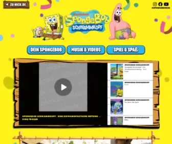 Spongebob.de(SpongeBob Schwammkopf) Screenshot