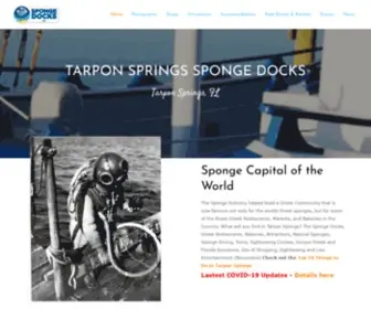 Spongedocks.net(Tarpon Springs Florida) Screenshot