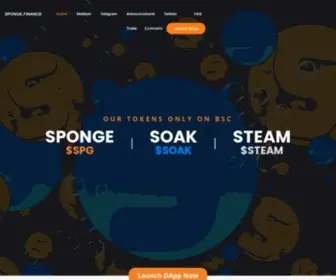 Sponge.Finance(Sponge token $SPG) Screenshot